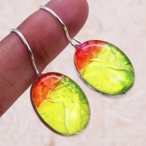 Dichroic Glass Earrings